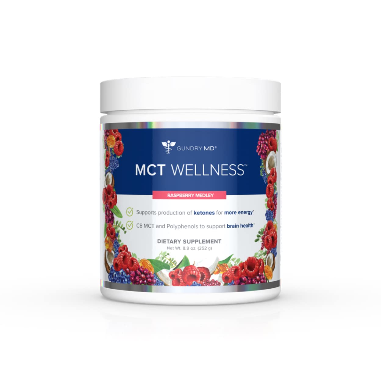 Amazon.com: Gundry MD® MCT Wellness Powder, Raspberry Medley, 30